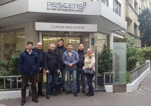 Посещение завода франзузких имплатнов «Sebbin» - стажировка в швейцарской клинике пластической хирургии «Nenscens»